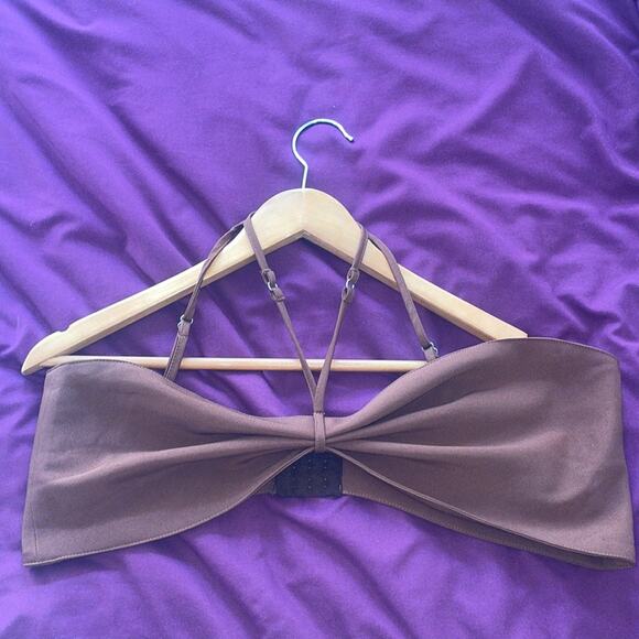 PRINCESS POLLY Elana Crop Top Size 12 US Brown Tan - Picture 2 of 4